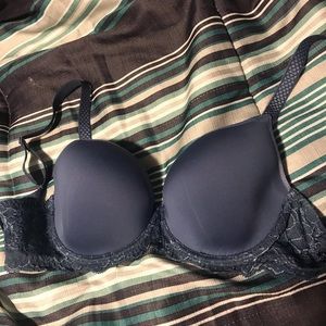 Blue Simone Perele 32D Caresse Bra